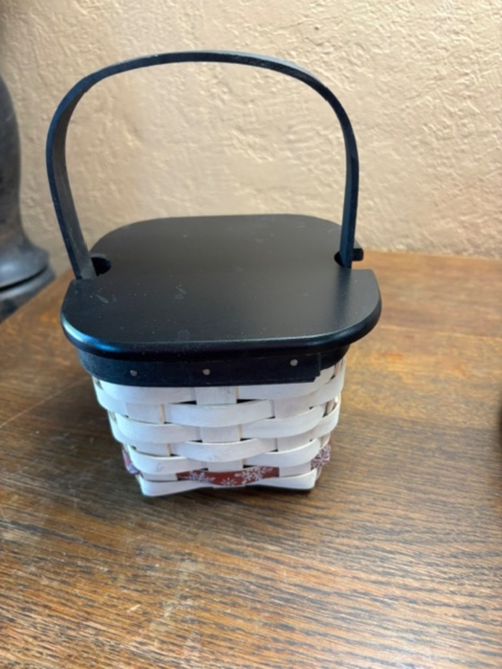Longaberger 2016 *Retired Snowman Christmas Basket - Picture 2 of 3